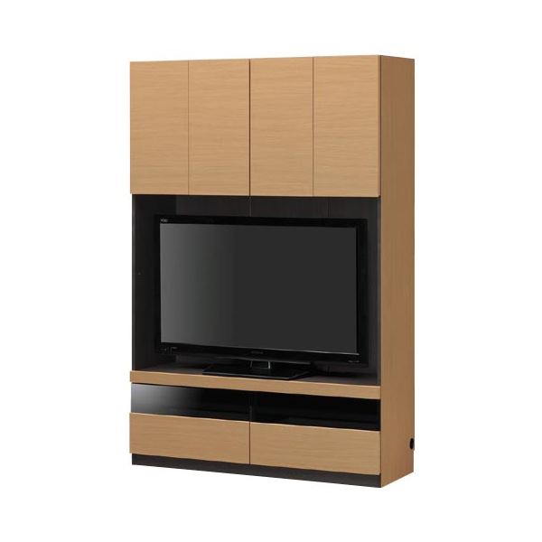 壁面テレビボード TVボード 幅120cm【PORTALE】ポルターレ ナチュラル