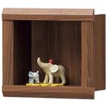 白井産業 壁掛けラック ブラウン 【TRUNKLE】トランクル TRL-3030 【完成品】