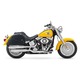 【高級品質】WVLX20S （ラージサイズ）ハーレーソフテイル　ファットボーイ スタッズサドルバック　Harley Softail Fatboy - 縮小画像2