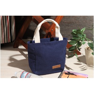 T-SELECTIONS 丈夫なランチトートバッグ キャンバス布地 ネイビー T-Lunchtote T-SELECTIONS 丈夫なランチトートバッグ キャンバス布地 ネイビー T-Lunchtote