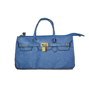 可愛いデザインのバッグインバッグ♪ファスナー付きで中身がこぼれない!全2色 ブルー 商品画像