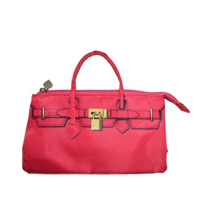 可愛いデザインのバッグインバッグ♪ファスナー付きで中身がこぼれない!全2色 ピンク 商品画像