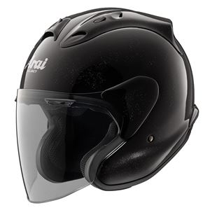アライ（ARAI） ジェットヘルメット MZ グラスブラックM 57-58cm - 拡大画像