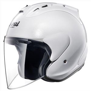 アライ（ARAI） ジェットヘルメット SZ-Ram4 グラスホワイトS 55-56cm - 拡大画像