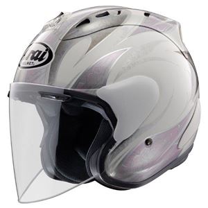 アライ（ARAI） ジェットヘルメット SZ-Ram4 KAREN ピンク M 57-58cm - 拡大画像