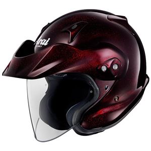 アライ（ARAI） ジェットヘルメット CT-Z グラスマルーン S 55-56cm - 拡大画像