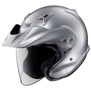 アライ（ARAI） ジェットヘルメット CT-Z アルミナシルバー S 55-56cm - 拡大画像