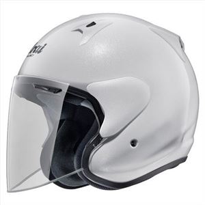 アライ（ARAI） ジェットヘルメット SZ-G グラスホワイト XS 54cm - 拡大画像