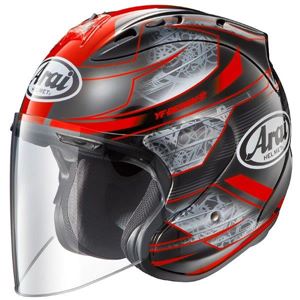 アライ（ARAI） ジェットヘルメット SZ-RAM4 CHRONOS レッド S 55-56cm