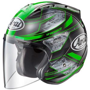 アライ（ARAI） ジェットヘルメット SZ-RAM4 CHRONOS グリーン M 57-58cm