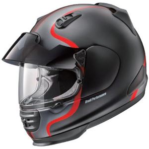 アライ（ARAI） フルフェイスヘルメット RAPIDE-IR BOLD PS レッド 61-62 XL - 拡大画像