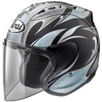 アライ（ARAI） ジェットヘルメット SZ-Ram4 KAREN ブラック／ブルー XS 54cm