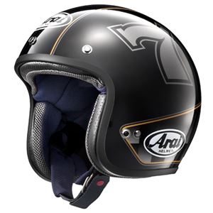 アライ（ARAI） ヘルメット CLASSIC MOD CAFE RACER ブラック 57-58cm M - 拡大画像