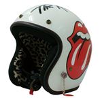 The Rolling Stones（ザ・ローリング・ストーンズ） ジェットヘルメット JET HELMET ホワイト men's free（57〜60cm未満）