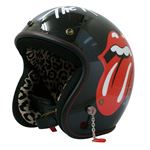 The Rolling Stones（ザ・ローリング・ストーンズ） ジェットヘルメット JET HELMET ブラック men's free（57〜60cm未満）