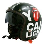 The Rolling Stones（ザ・ローリング・ストーンズ） ジェットヘルメット SHIELD JET HELMET MAT ブラック men's free（57〜60cm未満）