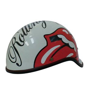 The Rolling Stones（ザ・ローリング・ストーンズ） ハーフヘルメット HALF HELMET ホワイト