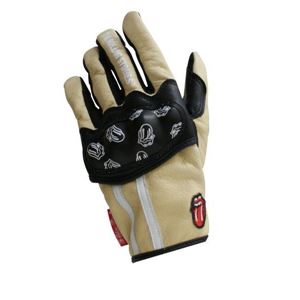 The Rolling Stones（ザ・ローリング・ストーンズ） LEATHER GLOVE BEIGE S