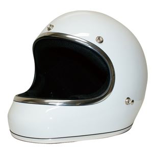 ダムトラックス（DAMMTRAX） ヘルメット AKIRA ホワイト M - 拡大画像