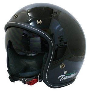 ダムトラックス（DAMMTRAX） ジェットヘルメット PATRIOT PEARL ブラック MEN