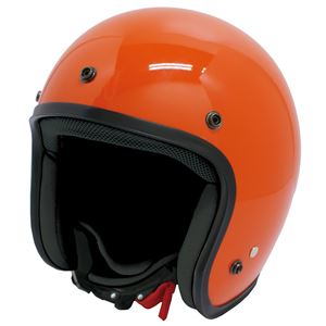 ダムトラックス（DAMMTRAX） ジェットヘルメット ジェット-D オレンジ メンズ （57cm～60cm未満） - 拡大画像