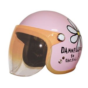 ダムトラックス（DAMMTRAX） ヘルメット フラワージェット PIN - 拡大画像