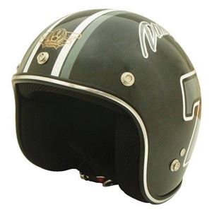 ダムトラックス（DAMMTRAX） ヘルメット ポポセブンヘルメット ブラック キッズ - 拡大画像