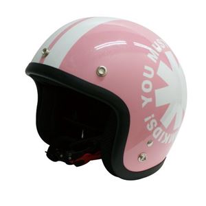 ダムトラックス（DAMMTRAX） Jrサイズヘルメット ポポウィール ピンク （54cm～57cm未満） - 拡大画像
