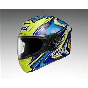 ショウエイ（SHOEI） フルフェイスヘルメット X-TWELVE DAIJIRO TC-3（YELLOW／ブルー） S（55cm-56cm）