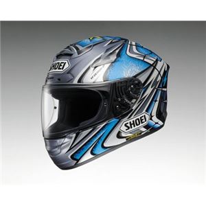 ショウエイ（SHOEI） フルフェイスヘルメット X-TWELVE DAIJIRO TC-6（SILVER／ブルー） M（57cm-58cm）