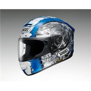 ショウエイ（SHOEI） フルフェイスヘルメット X-TWELVE KAGAYAMA2 TC-2（ブルー／SILVER） M（57cm-58cm）