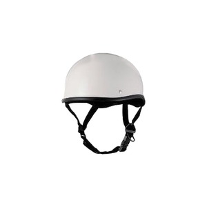 JUQUE（ジュクー）ハーフヘルメット XD001 ダックテールDUB フリー ホワイト - 拡大画像