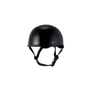 JUQUE（ジュクー）ハーフヘルメット XD001 ダックテールDUB フリー ブラック - 拡大画像