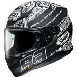 ショウエイ(SHOEI) フルフェイス Z-7 MAQZ DIGI ANT TC-5 BK/WH(ブラック/ホワイト) Sサイズ