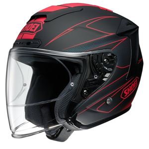 ショウエイ(SHOEI) ジェット J-FORCE4 MODERNO TC-1 RD/BK(レッド/ブラック) Sサイズ