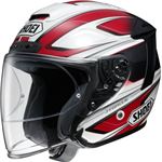 ショウエイ(SHOEI) ジェット J-FORCE4 BRILLER TC-1 RD/WH(レッド/ホワイト) XSサイズ