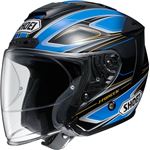 ショウエイ(SHOEI) ジェット J-FORCE4 BRILLER TC-2 BL/BK(ブルー/ブラック) XSサイズ