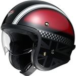 ショウエイ(SHOEI) ジェット J・O HAWKER TC-1 RD/SL(レッド/シルバー) XXLサイズ