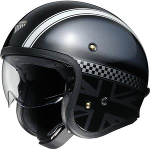 ショウエイ(SHOEI) ジェット J・O HAWKER TC-5 BK/SL(ブラック/シルバー) Sサイズ