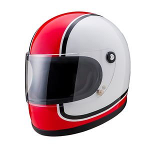 ヤマシロ(山城) オートパーツ ニューレトロフルフェイスヘルメット 750アカ Mサイズ 商品画像