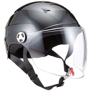 リード工業 (LEAD) シールド付ハーフヘルメット RE41 ブラック LL 商品画像