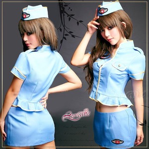 【CA】コスプレ衣装/制服/スチュワーデス/スッチー/キャビンアテンダント/z521