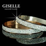 GISELLE スワロフスキーブレスレット（シルバー）