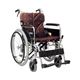カワムラサイクル アルミ自走用車いす ベーシックモジュール BM22-38・40・42SB-M 中床タイプ/ 座幅40cm A3 シルバーフレーム