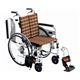 ミキ アルミ自走式車いす スキット4 SKT-4 /座幅42cm A-6