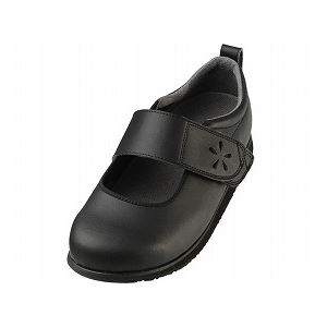 介護靴 RE-004（6E） 1705 ／ LL 黒 左足 - 拡大画像