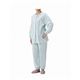 丸十服装 介護パジャマ 婦人用 オールシーズン BK1804 フラワーブルー ／S - 縮小画像3