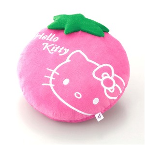 Hello Kittyストロベリークッション(Ｌ)　ピンク - 拡大画像