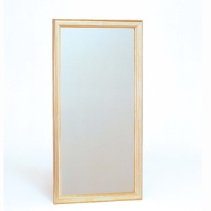 ウォールミラー/全身姿見鏡 【壁掛け用 大】 フレーム:シャンパンゴールド 壁掛けひも付き 日本製 商品写真1