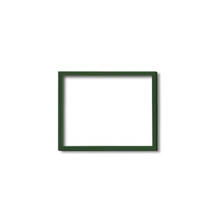 デッサン額縁/フレーム 【インチサイズ 254×203mm】 グリーン(緑) 壁掛けひも/アクリル付き 化粧箱入り 5767 商品画像